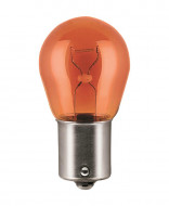 Лампа одноконтактная (габарит, поворот, стоп-сигнал) 12Vх21W (смещен. цоколь BAU15s) оранж
