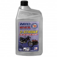 Масло моторное ABRO 2-х Тактное п/синтетика 1 л. Для мопедов, газонокосилок, бензопил, снегоуборщиков, генераторов и др. небольших двигателей.