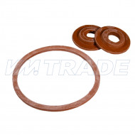 Р/к масляного фильтра Волга, Газель, УАЗ дв. ЗМЗ-402 (к-т 3 детали) красный