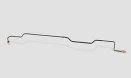 Трубка тормозная УАЗ Патриот с 2014г.в. задняя от тройника к тормозу правая (810мм) штуцер М10 и М12