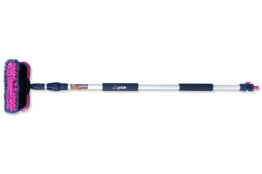 Щетка для мойки авто телескопическая  99-160 см проточная ручка