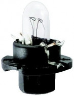 Лампа приборная 12Vх1,2W пластик. патрон B8,4d черный