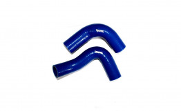 Патрубки радиатора ГАЗ-33081, 3309 дв. Д-245 (к-т 2 шт) силикон синий