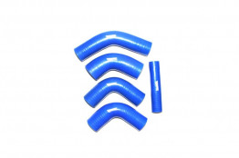 Патрубки радиатора Газель 40524 дв. Евро-3 (к-т 5 шт) силикон синий