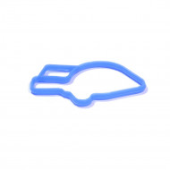 Прокладка дросселя ВАЗ 2110-2115, Калина с/о силиконовая синяя