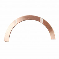 Полушайба упорного подшипника к/вала ВАЗ стандартная (сталебронзовая)