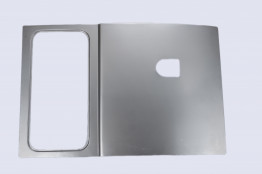 Панель боковины УАЗ-39094 Фермер наружная широкая левая с окном (бак)