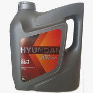 Масло трансмиссионное HYUNDAI XTeer  80W90 GL-4  синтетика  4 л