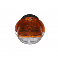 Фонарь передний ГАЗ-3307, 3308, УАЗ, ЗИЛ бесцветно-оранжевый (LED, 12 В) пластик