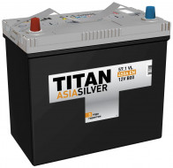 Аккумулятор "TITAN" ASIA SILVER  57 Ah, 12V (B24) пуск.ток 450 А прямая полярность (+ ; -)