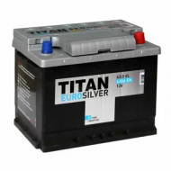 Аккумулятор "TITAN" EUROSILVER  63 Ah, 12V пуск.ток 610/630 А обратная полярность (- ; +) kamina