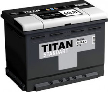 Аккумулятор "TITAN" STANDART  60 Ah, 12V пуск.ток 540 А обратная полярность (- ; +)