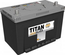 Аккумулятор "TITAN" ASIA SILVER 100 Ah, 12V (D31) пуск.ток 850 А обратная полярность (- ; +)