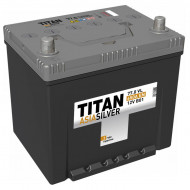 Аккумулятор "TITAN" ASIA SILVER  77 Ah, 12V (D26) пуск.ток 650 А обратная полярность (- ; +)