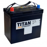 Аккумулятор "TITAN" ASIA STANDART  50 Ah, 12V (B24) пуск.ток 430/450 А прямая полярность (+ ; -)