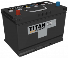 Аккумулятор "TITAN" ASIA STANDART  90 Ah, 12V (D31) пуск.ток 750 А прямая полярность (+ ; -)