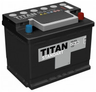Аккумулятор "TITAN" STANDART  55 Ah, 12V пуск.ток 470 А обратная полярность (- ; +)