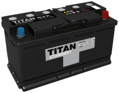 Аккумулятор "TITAN" STANDART  90 Ah, 12V пуск.ток 740 А обратная полярность (- ; +)