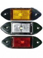 Фонарь габаритный универсальный желтый LED 12/24В