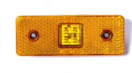 Фонарь габаритный универсальный желтый LED 24В
