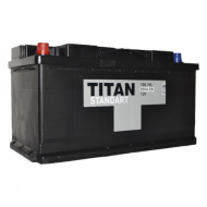 Аккумулятор "TITAN" STANDART 100 Ah, 12V пуск.ток 820 А прямая полярность (+ ; -)