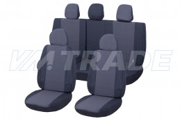 Чехлы сидений LADA Granta, 2й ряд раздельный, ткань жаккард, с 2011-08.2018