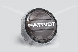 Чехол запасного колеса УАЗ Patriot с 2014 г.в. "Коричнево-серый металлик"