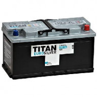 Аккумулятор "TITAN" EUROSILVER 110 Ah, 12V пуск.ток 930 А обратная полярность (- ; +) ГАЗон NEXT