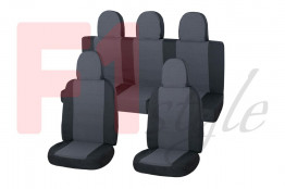 Чехлы сидений УАЗ-39094 "ФЕРМЕР" (5-ти мест.) жаккард, спинки 800мм передние, 500мм задние, задние сидения раздельные, а/м с 2016 г.в.