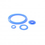 Р/к масляного фильтра ГАЗ-53, 3307, 66, ПАЗ (к-т 4 детали) силикон синий
