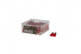 Предохранители LECAR Стандарт 10А, 50 шт., пластиковый бокс