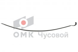 Лист рессоры № 2 ПАЗ Вектор Next , ГАЗон Next передней (4-х листовой)