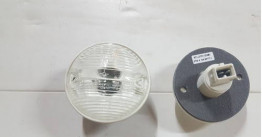 Фонарь габаритный ПАЗ-32053,4234 передний белый, верхний 12/24В (D=68мм, с провод, разъем АМР)