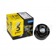 Ролик натяжителя ремня генератора Газель дв. Cummins 2.8 обводной нижний "Оригинал"