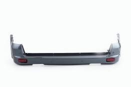 Бампер УАЗ Patriot задний "Темно-серый металлик" Н/О в СБ с 2014 г.в. под парктроник с 4 датчиками
