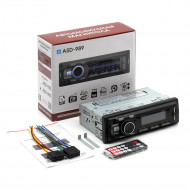 Автомагнитола ВЫМПЕЛ MP3, WMA, FM, часы, пульт ДУ, эквалайзер, Bluetooth, USB, SD, AUX, 50W * 4 канала, красная подсветка