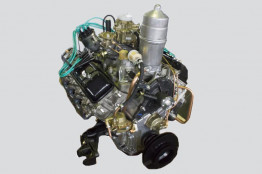 Двигатель с оборудованием ПАЗ-3205 (без ремней,катушки зажиг., генератора, насоса ГУР,компрессора)