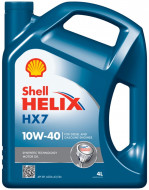 Масло моторное Shell Helix HX7 10W40 SP, A3/B4 п/синтетика  4 л