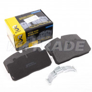 Колодка тормозная ГАЗон NEXT, Валдай NEXT (к-т 4шт) передняя /она же задняя (+6пружин)