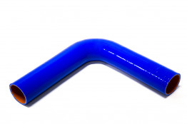 Патрубок радиатора универсальный (угол 90°) D=16мм, L=110*110мм, силикон синий