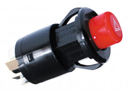 Выключатель аварийной сигнализации ВАЗ-2104-2107, Газель, Соболь, Валдай (6 контактов) короткий