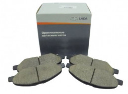 Колодка тормозная LADA Largus, VESTA, Duster, Almera NEW, NISSAN MICRA, NOTE с АВС (к-т 4шт) передня