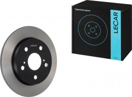 Диск тормозной Toyota Corolla 06-, Auris 06-, задний, не вентилируемый, 259*30,4*9мм, 5 отверст