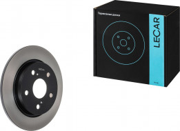 Диск тормозной Toyota Corolla 06-, Auris 06-, задний, не вентилируемый, 270*36,8*10мм, 5 отверст