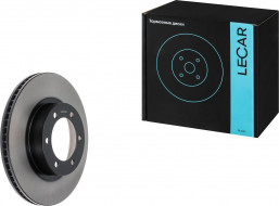 Диск тормозной Toyota Land Cruiser Prado (J120) 02-09, передний, вентилируемый, 338*67,3*28мм, 6 отверст