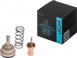 Термостат "LECAR" VW Polo Sedan 10-, Jetta 10-, Skoda Fabia II 07-14 Rapid 12-15 1.6i (87°С) (термоэлемент)