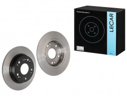 Диск тормозной Honda Civic (VII, VIII, IX) 01-, задний, не вентилируемый, 260*42*9мм, 5 отверст