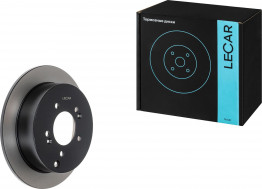 Диск тормозной Kia Sportage III 10-, Hyundai ix35 10-, Santa Fe 01-06, задний, не вентилируемый, 284*61,1*10мм, 5 отверст