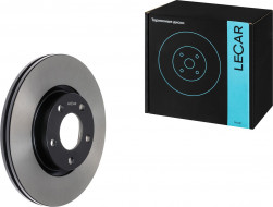 Диск тормозной Mazda 3 (BK, BL) 03-14, передний, не вентилируемый, 300*48,5*25мм, 5 отверст