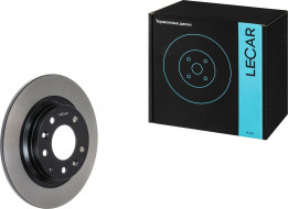 Диск тормозной Mazda 6 (GH, GG) 02-13, задний, не вентилируемый, 280*40*10мм, 5 отверст